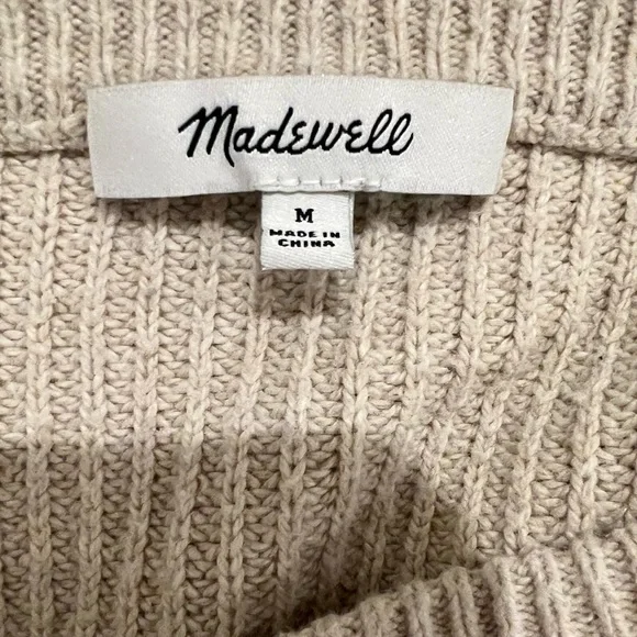 Madewell Crewneck Sweater With Front Pocket - Picture 3 of 4